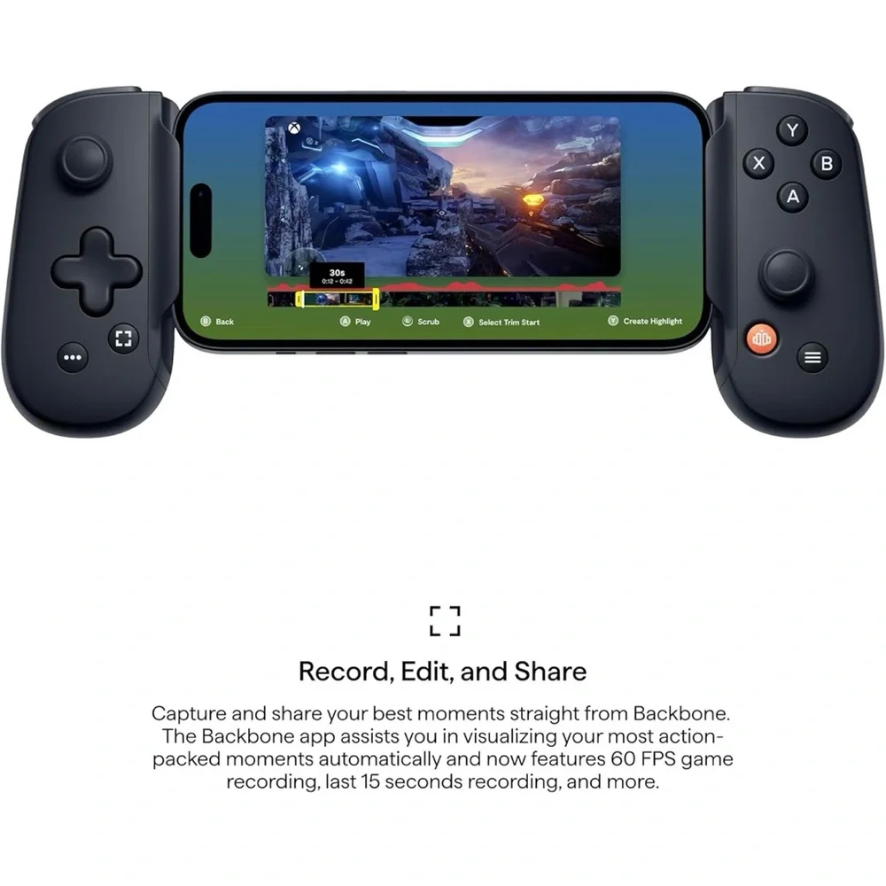 Black Handheld Gaming Console